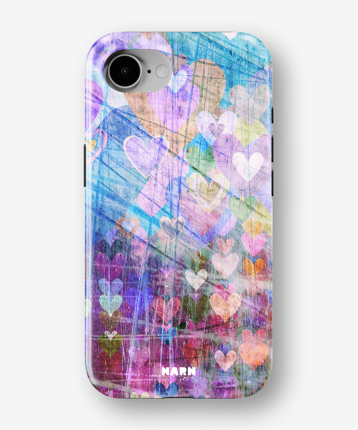iPhone SE (2020/2022) Tough Case – Purple Hearts - View 1