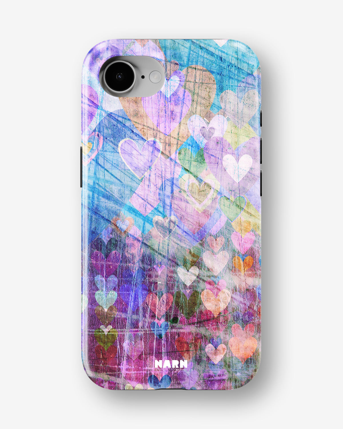 iPhone SE (2020/2022) Tough Case – Purple Hearts - View 1