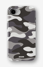 iPhone SE (2020/2022) Tough Case – Grey Camo - View 1