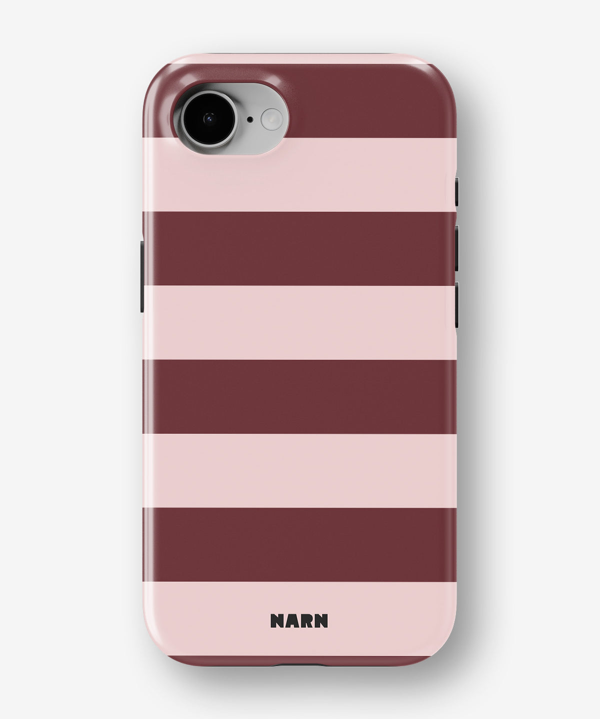 iPhone SE (2020/2022) Tough Case – Cranberry Stripe - View 1