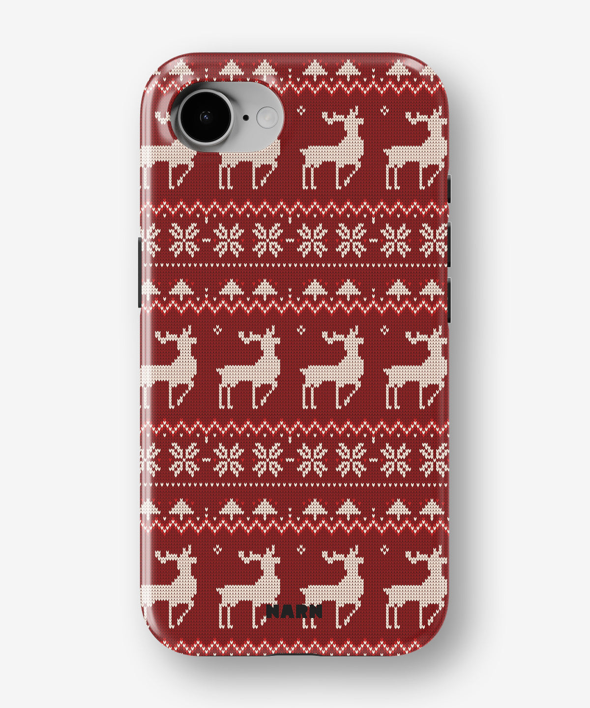 iPhone SE (2020/2022) Tough Case – Reindeer Knit - View 1
