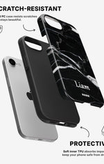 iPhone SE (2020/2022) Tough Case – Custom - Black Marble - View 2