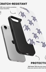 iPhone SE (2020/2022) Tough Case – Blue Turtles - View 2