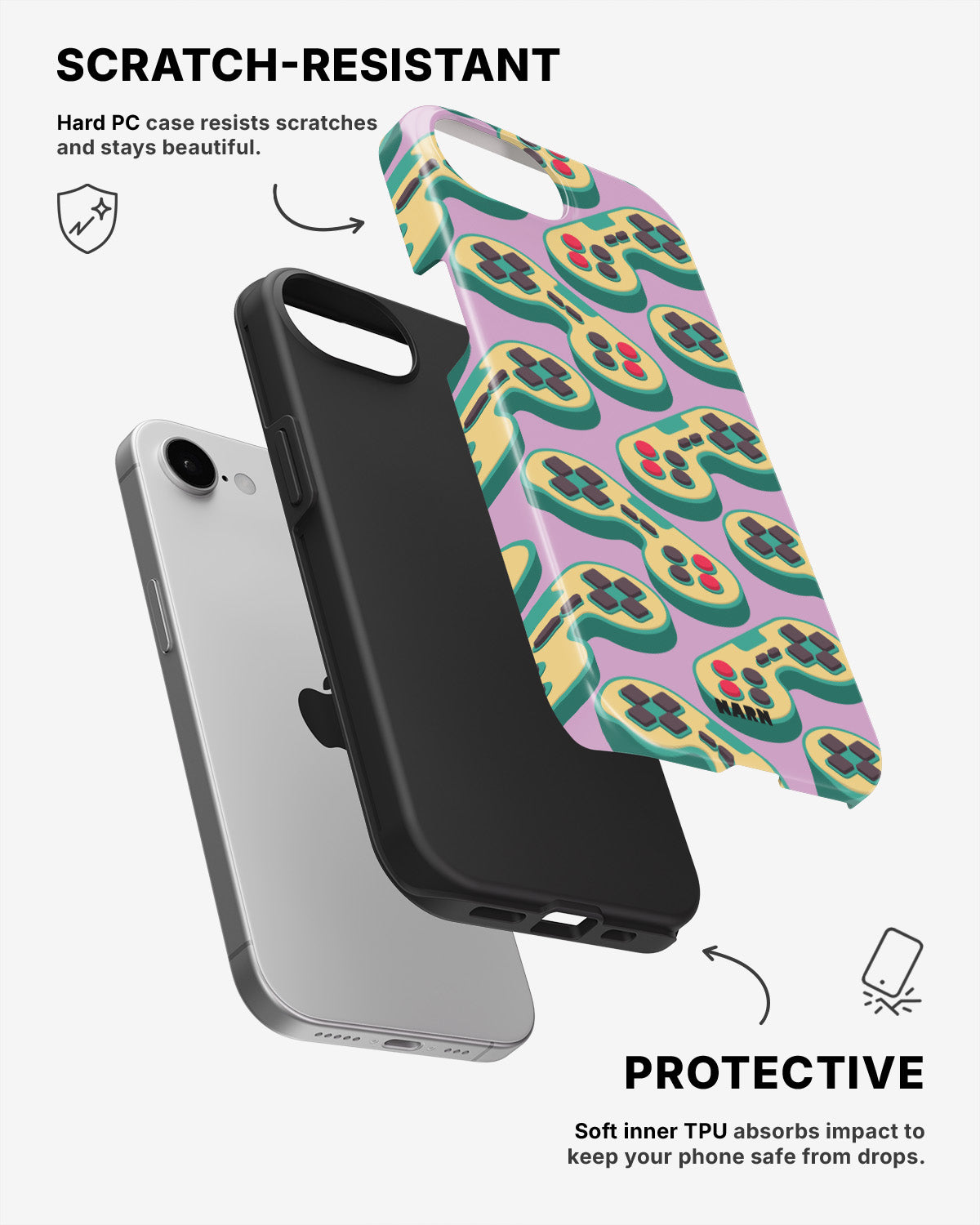 iPhone SE (2020/2022) Tough Case – Gamepad - View 2
