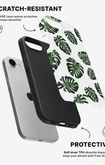 iPhone SE (2020/2022) Tough Case – Monstera Pattern - View 2