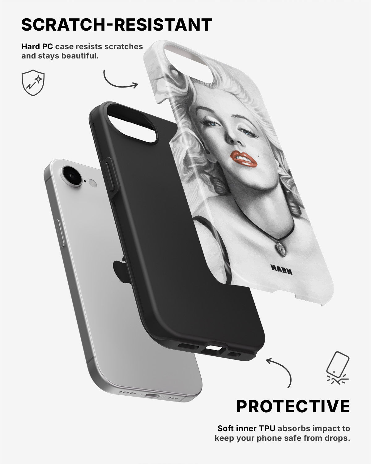 iPhone SE (2020/2022) Tough Case – Marilyn - View 2