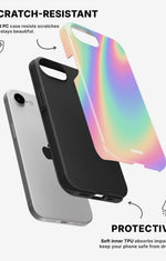 iPhone SE (2020/2022) Tough Case – Rainbow Haze - View 2