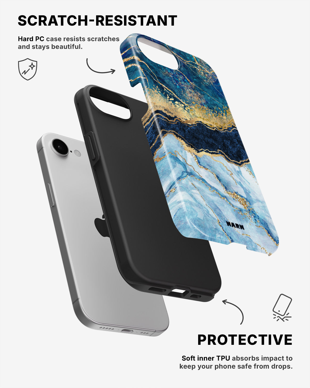 iPhone SE (2020/2022) Tough Case – Blue Dream - View 2