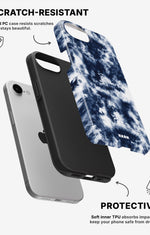 iPhone SE (2020/2022) Tough Case – Tie Dye Blue - View 2