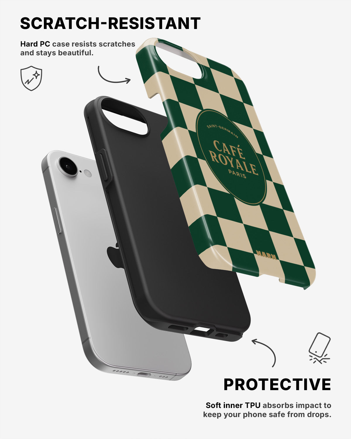 iPhone SE (2020/2022) Tough Case – Cafe Royale - View 2