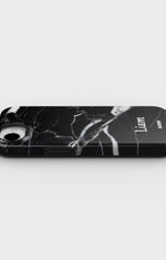 iPhone SE (2020/2022) Tough Case – Custom - Black Marble - View 3