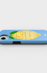 iPhone SE (2020/2022) Tough Case – Lemon Quote - View 3