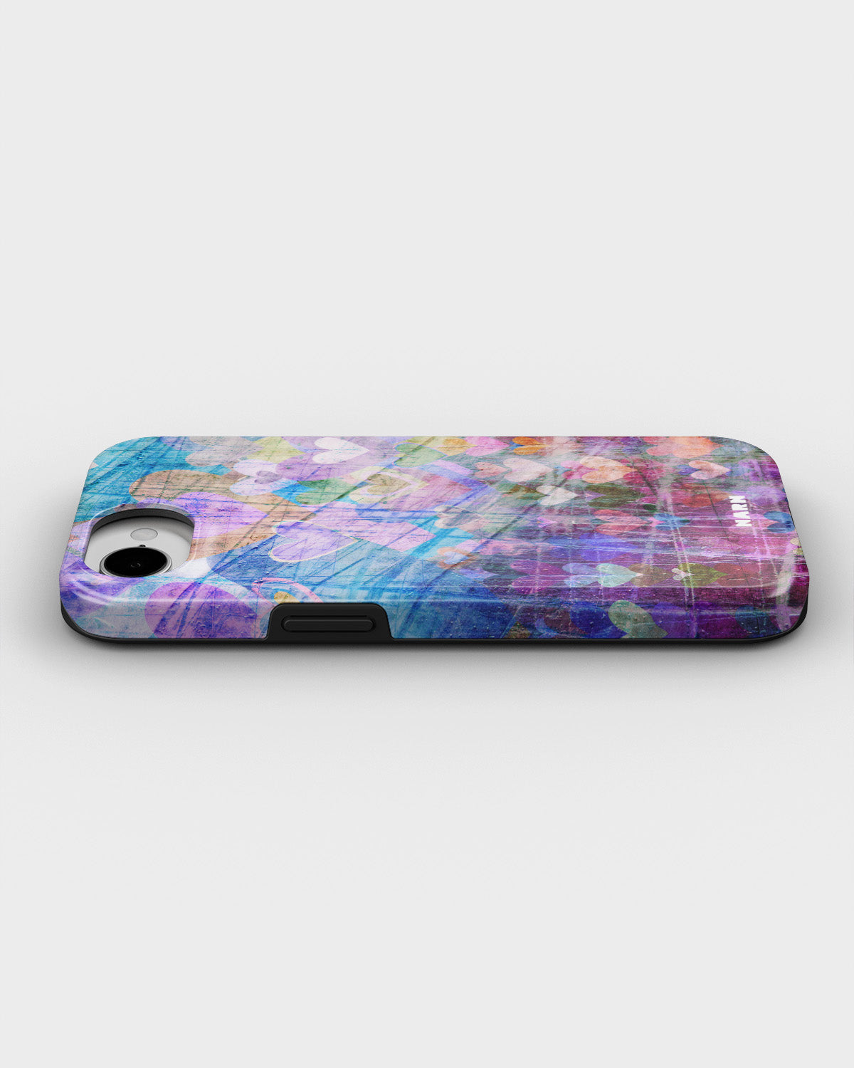 iPhone SE (2020/2022) Tough Case – Purple Hearts - View 3