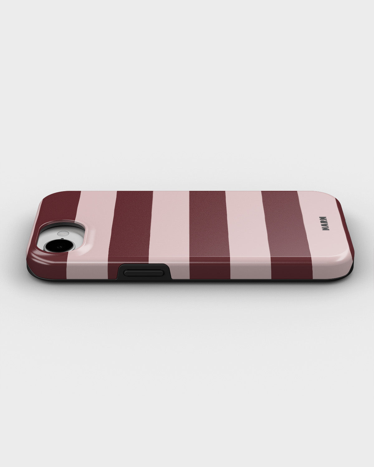 iPhone SE (2020/2022) Tough Case – Cranberry Stripe - View 3