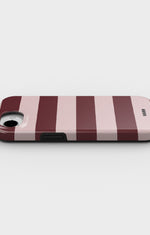 iPhone SE (2020/2022) Tough Case – Cranberry Stripe - View 3