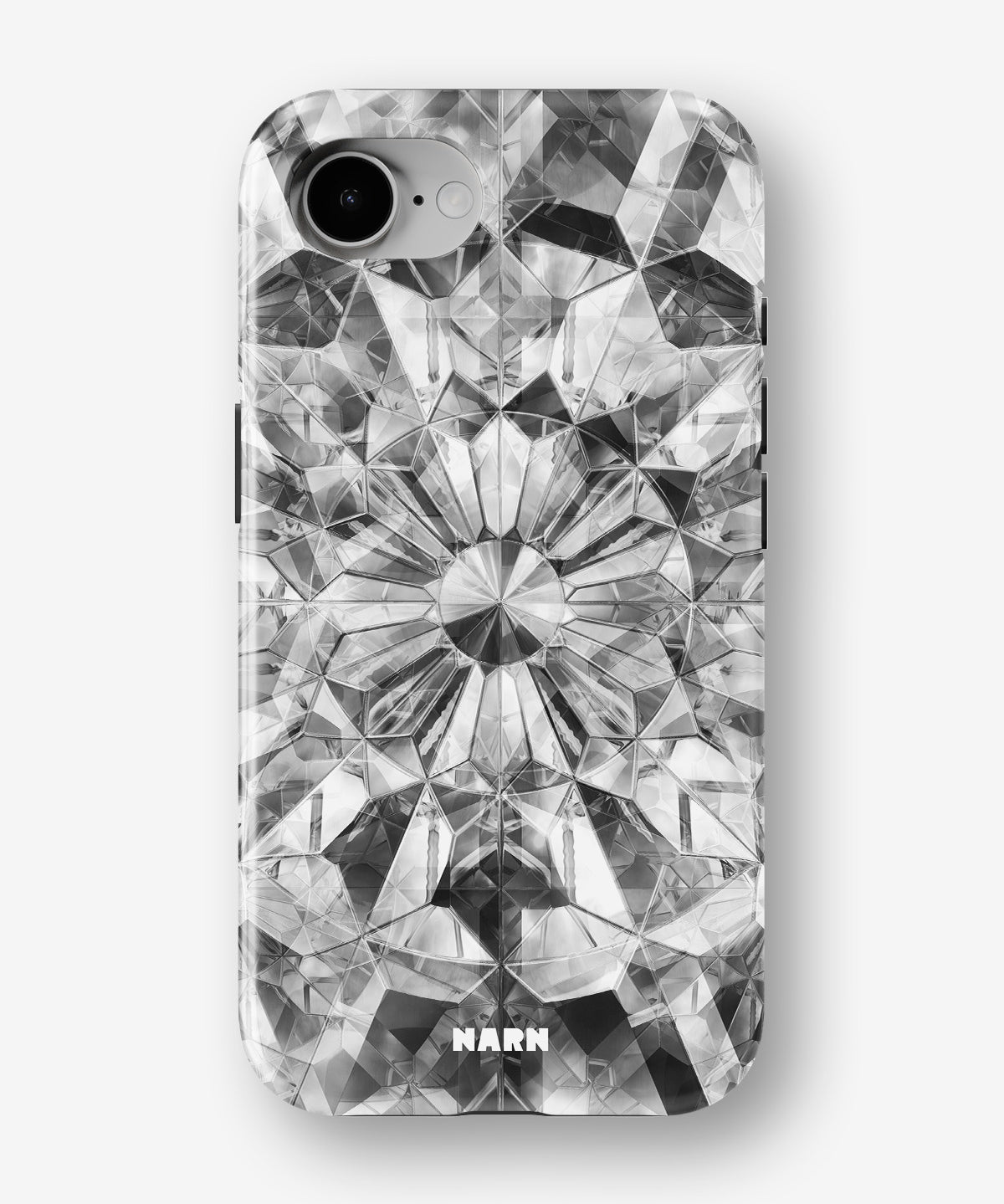 iPhone 7 / iPhone 8 Tough Case – Grey Crystals - View 1