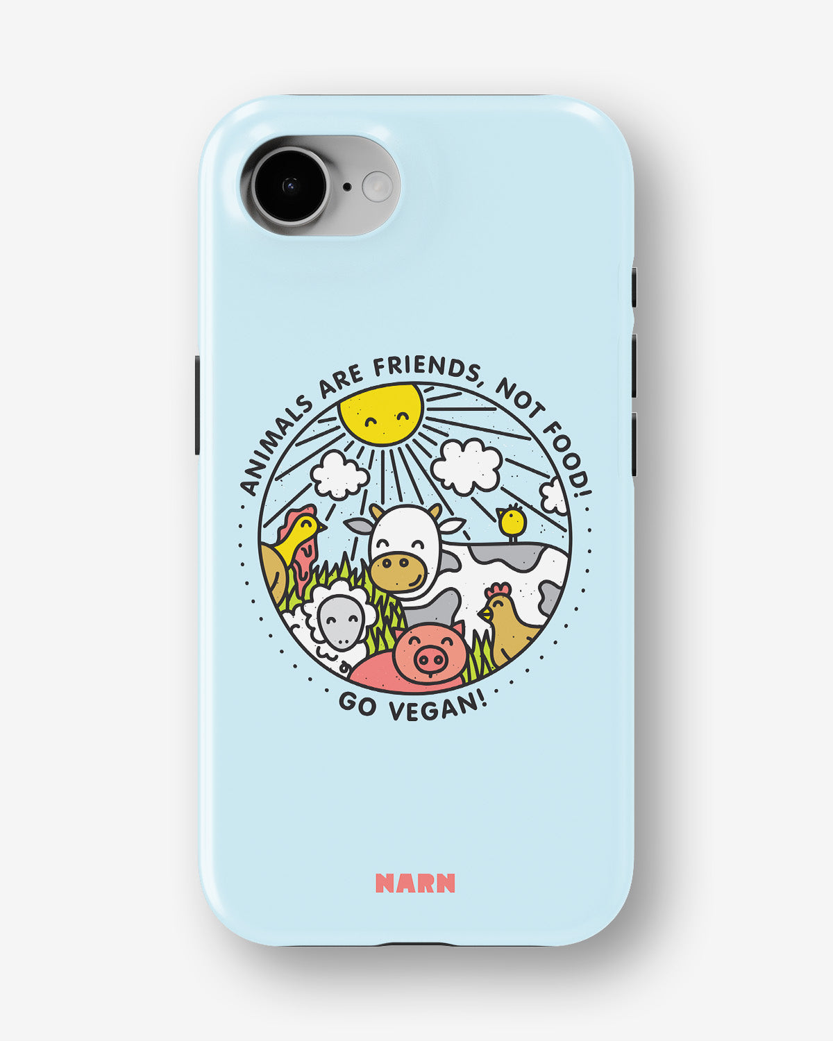 iPhone 7 / iPhone 8 Tough Case – Friends, Not Food - View 1