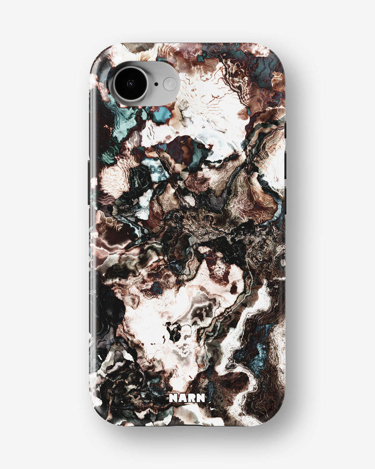 iPhone 7 / iPhone 8 Tough Case – Marble Brown - View 1