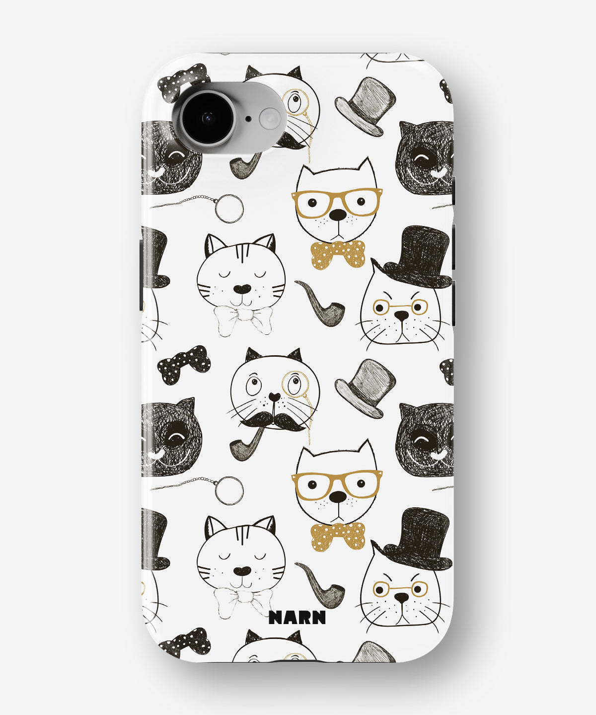iPhone 7 / iPhone 8 Tough Case – Cartoon Cats - View 1