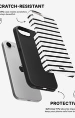 iPhone 7 / iPhone 8 Tough Case – Black Stripes - View 2