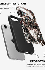 iPhone 7 / iPhone 8 Tough Case – Marble Brown - View 2