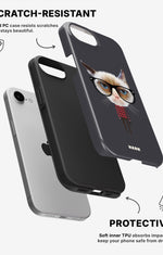 iPhone 7 / iPhone 8 Tough Case – Hipster Cat - View 2