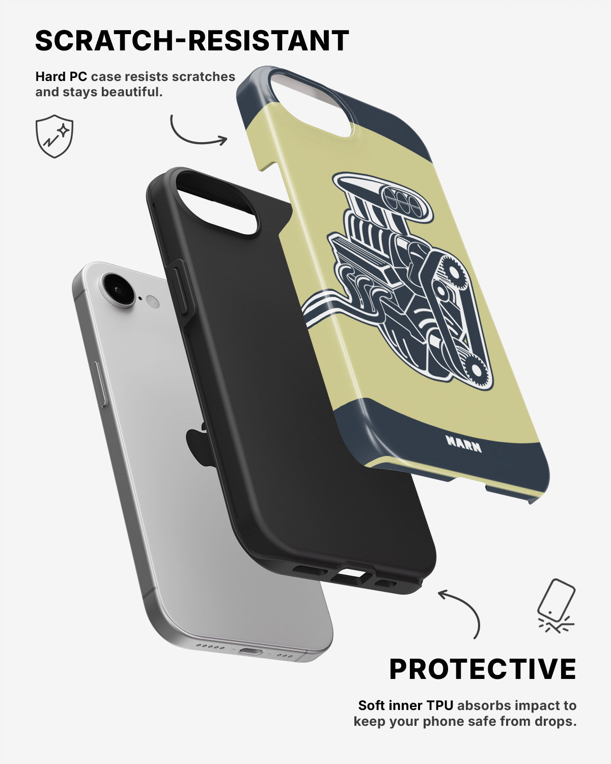 iPhone 7 / iPhone 8 Tough Case – Engine - View 2