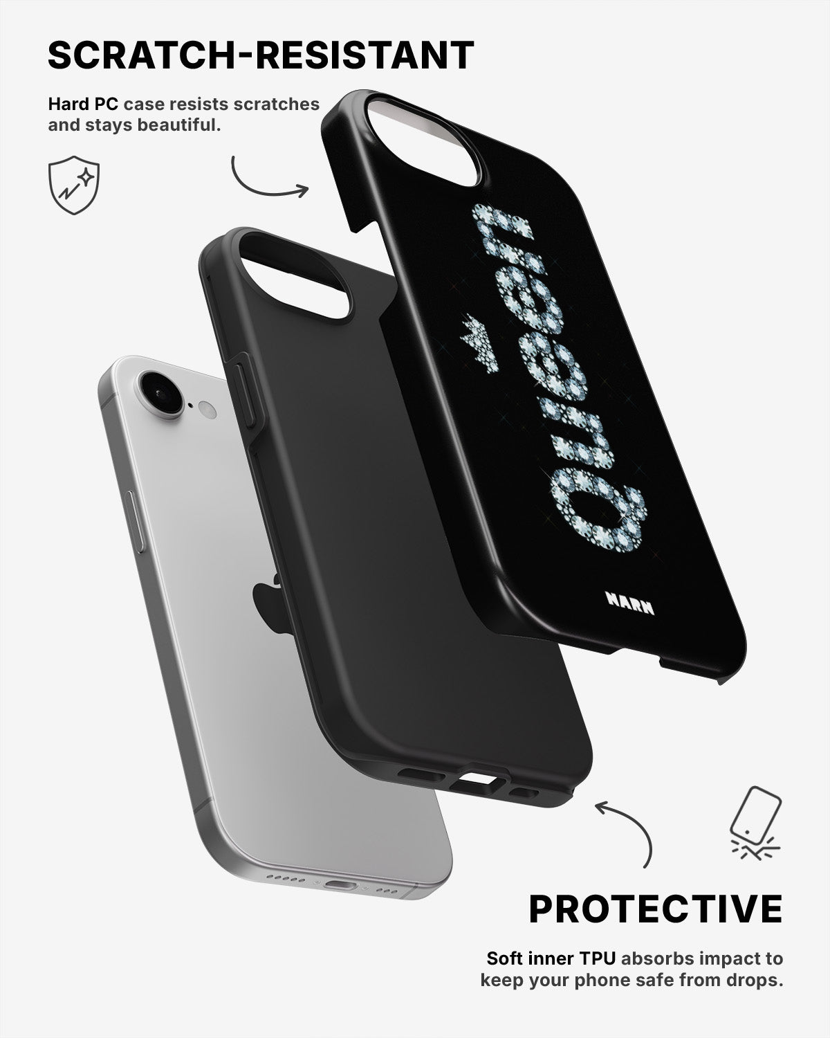 iPhone 7 / iPhone 8 Tough Case – Queen - View 2