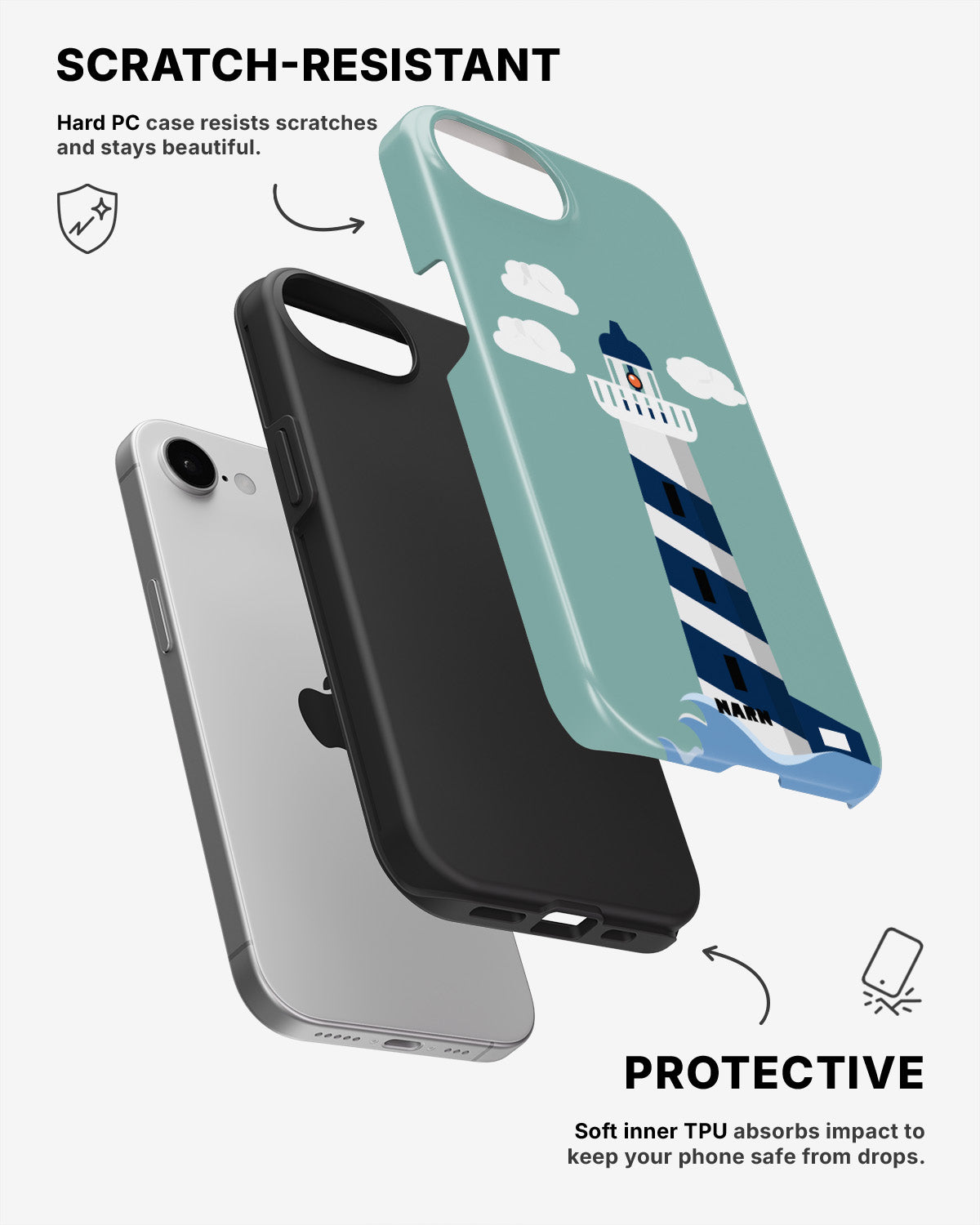 iPhone 7 / iPhone 8 Tough Case – Lighthouse - View 2