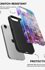 iPhone 7 / iPhone 8 Tough Case – Purple Hearts - View 2