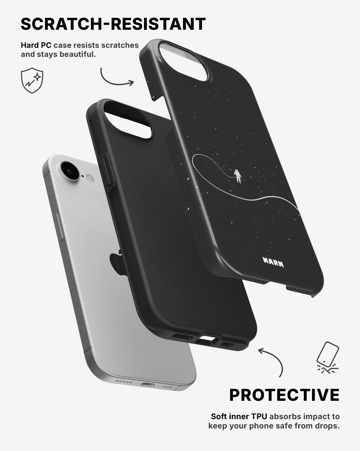 iPhone 7 / iPhone 8 Tough Case – Space Walk - View 2