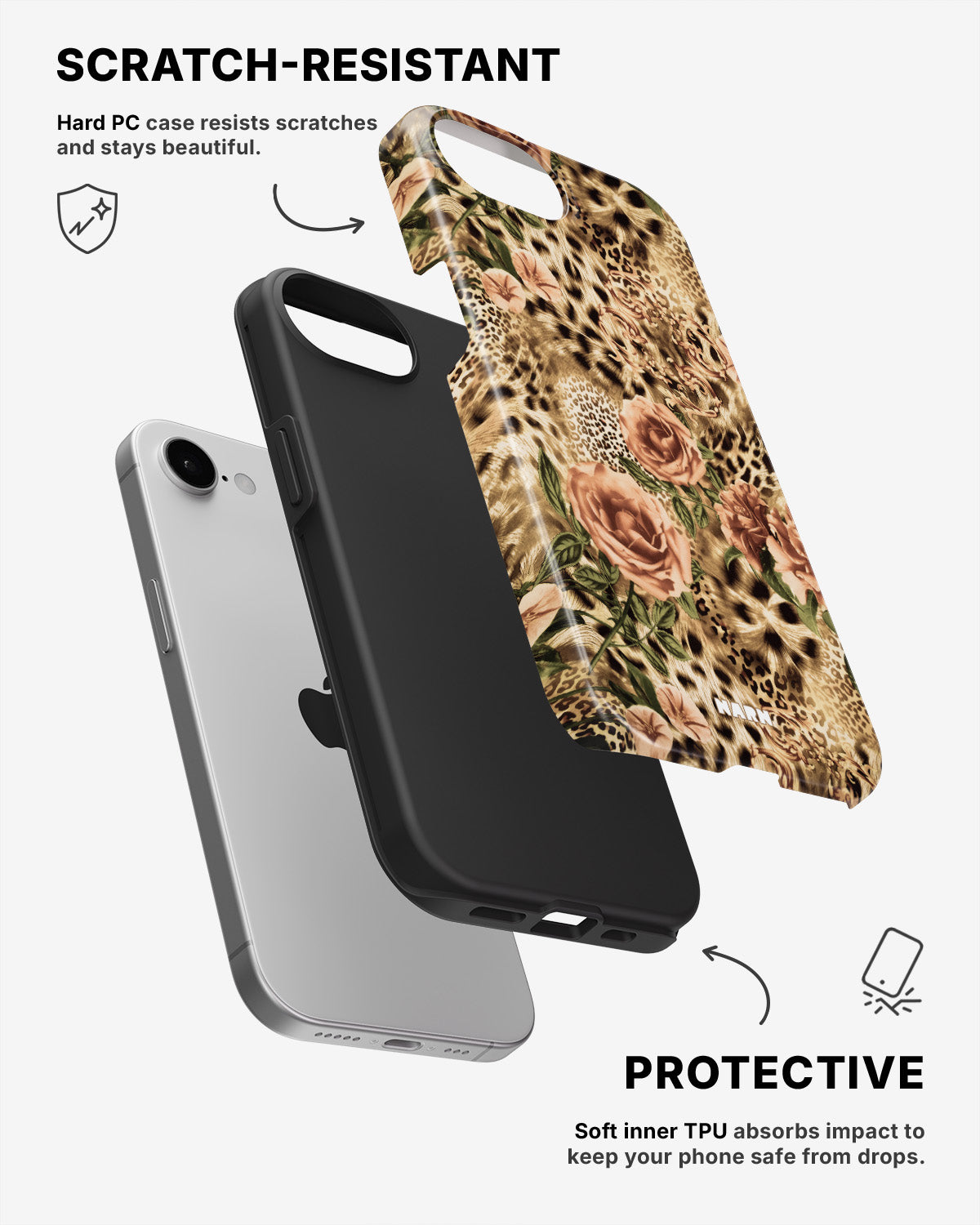 iPhone 7 / iPhone 8 Tough Case – Leo Roses - View 2