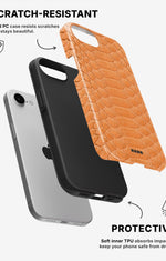 iPhone 7 / iPhone 8 Tough Case – Orange Snake - View 2