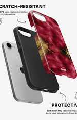 iPhone 7 / iPhone 8 Tough Case – Burgendy Shimmer - View 2