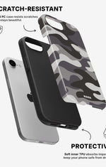 iPhone 7 / iPhone 8 Tough Case – Grey Camo - View 2