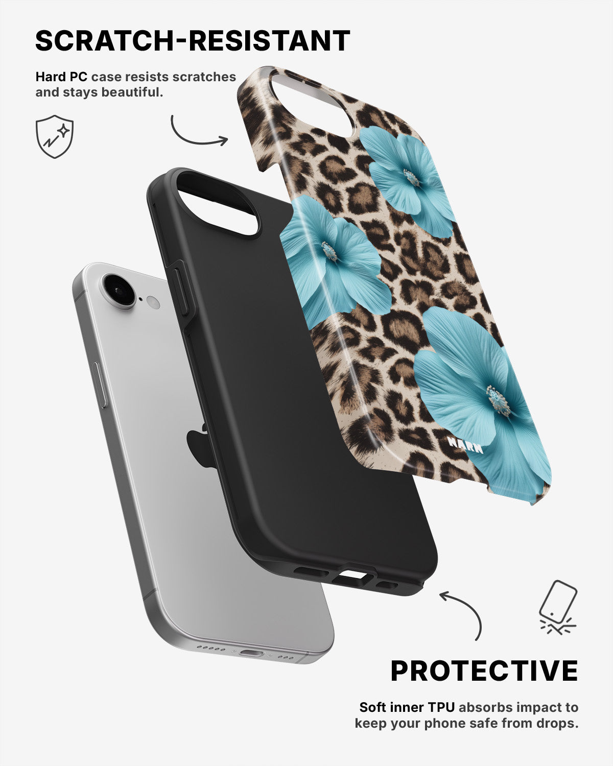 iPhone 7 / iPhone 8 Tough Case – Blooming Jungle - View 2