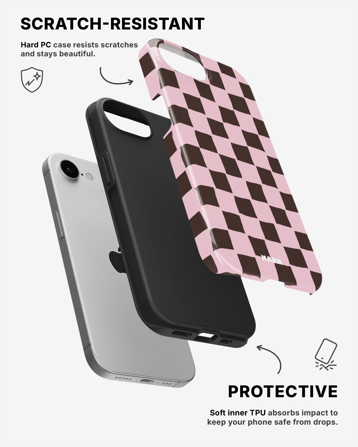 iPhone 7 / iPhone 8 Tough Case – Cookie Check - View 2
