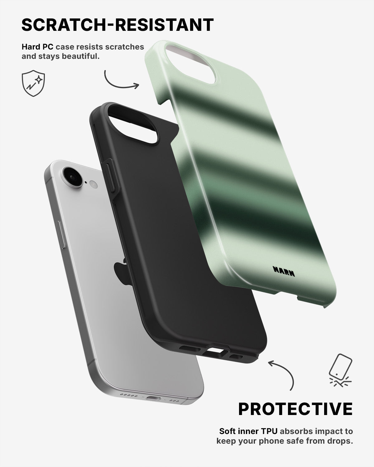 iPhone 7 / iPhone 8 Tough Case – Mint - View 2
