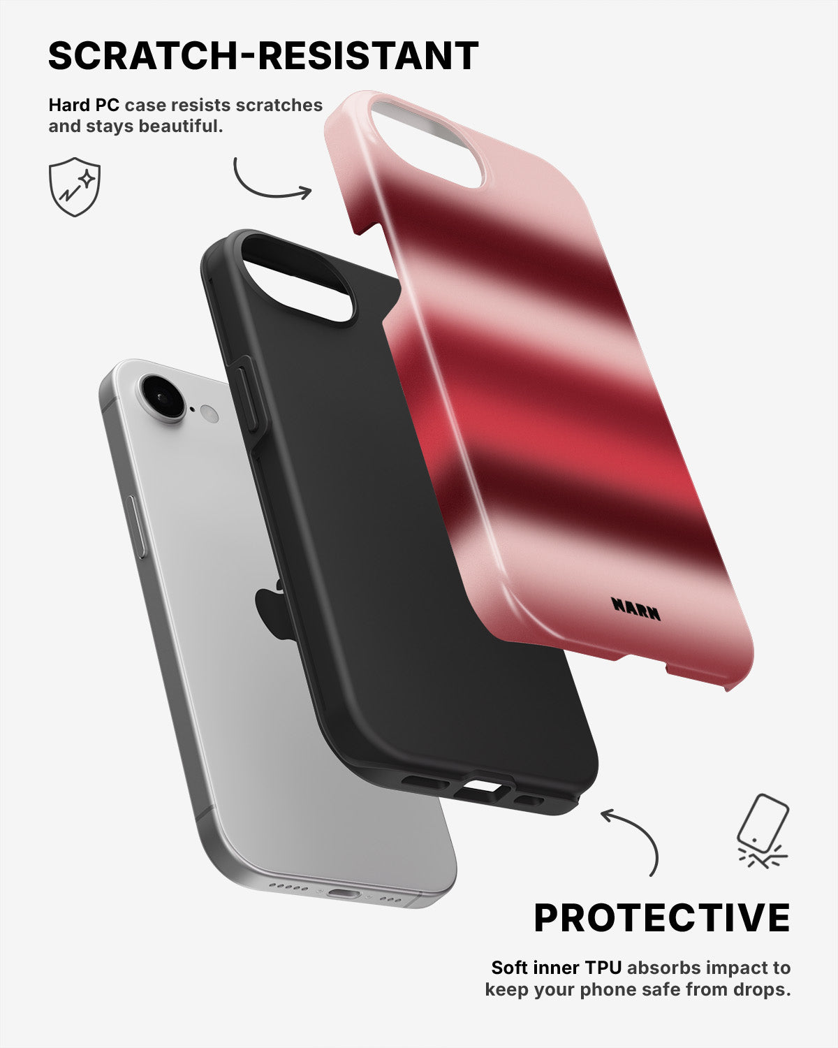 iPhone 7 / iPhone 8 Tough Case – Cherry - View 2