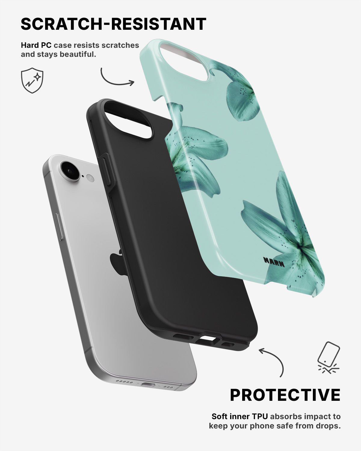 iPhone 7 / iPhone 8 Tough Case – Sea Lily - View 2