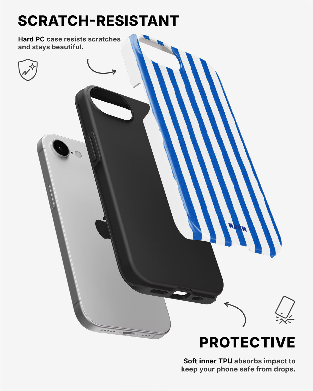 iPhone 7 / iPhone 8 Tough Case – Linen - View 2