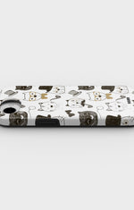 iPhone 7 / iPhone 8 Tough Case – Cartoon Cats - View 3