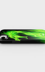 iPhone 7 / iPhone 8 Tough Case – Green Flames Dragon - View 3