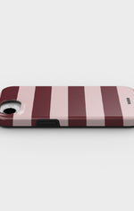 iPhone 7 / iPhone 8 Tough Case – Cranberry Stripe - View 3