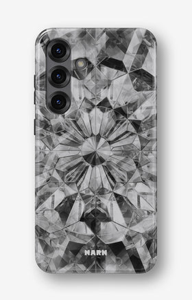 Samsung Galaxy A56 Tough Case – Grey Crystals - View 1