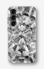 Samsung Galaxy A56 Tough Case – Grey Crystals - View 1
