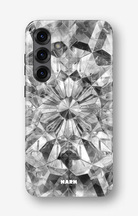 Samsung Galaxy A56 Tough Case – Grey Crystals - View 1