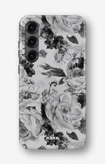 Samsung Galaxy A56 Tough Case – Black & White Bloom - View 1
