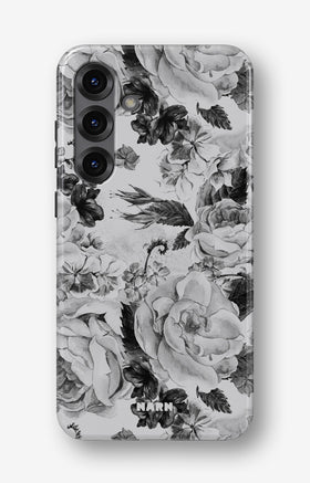 Samsung Galaxy A56 Tough Case – Black & White Bloom - View 1