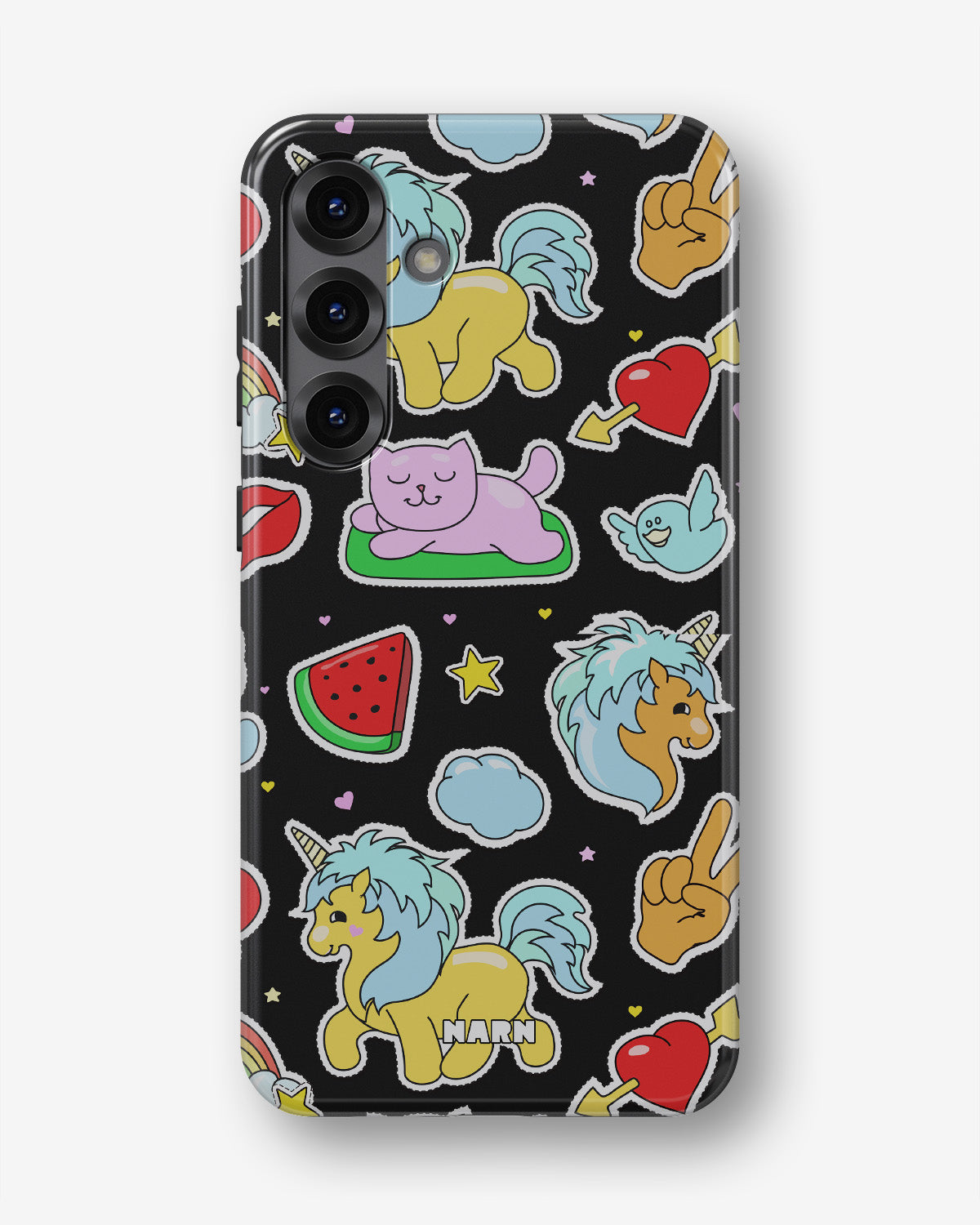 Samsung Galaxy A56 Tough Case – Cute Stickers - View 1